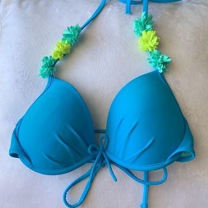 Victoria’s Secret Blue Push-Up Bikini Top